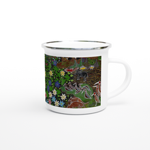 Load image into Gallery viewer, Campfire Enamel Mug : After the Wet by Margaret Duncan