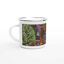 Load image into Gallery viewer, Campfire Enamel Mug : Yulu Billabong by Rhonda Duncan