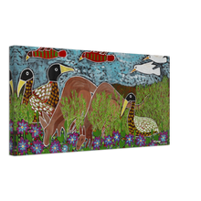 Load image into Gallery viewer, Canvas Print : Kangaroo by Margaret Duncan