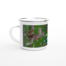 Load image into Gallery viewer, Campfire Enamel Mug : After the Wet by Margaret Duncan