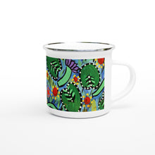 Load image into Gallery viewer, Campfire Enamel Mug : Billabong Flowers by Rhonda Duncan