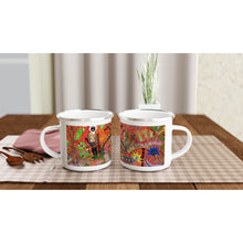 Load image into Gallery viewer, Campfire Enamel Mug : Old People on Country by Rhonda Duncan