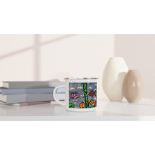 Load image into Gallery viewer, Campfire Enamel Mug : Fish by Rhonda Duncan