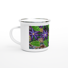 Load image into Gallery viewer, Campfire Enamel Mug : Yarlbun | Waterlilies  By Margaret Duncan