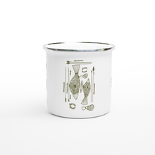 Load image into Gallery viewer, Campfire Enamel Mug (Green) : Hunter By Richards Collins