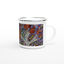 Load image into Gallery viewer, Campfire Enamel Mug : Drai Sisin by Rhonda Duncan