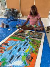 Load image into Gallery viewer, Campfire Enamel Mug : Yulu Billabong by Rhonda Duncan