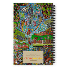 Load image into Gallery viewer, Spiral notebook : Wet Sisin by Rhonda Duncan