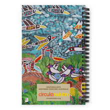 Load image into Gallery viewer, Spiral notebook : Bardbardmob by Margaret Duncan