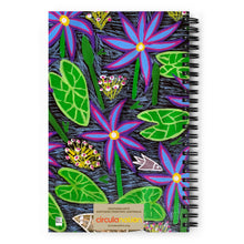 Load image into Gallery viewer, Spiral notebook : Yarlbun | Waterlilies  By Margaret Duncan