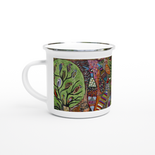 Load image into Gallery viewer, Campfire Enamel Mug : Yulu Billabong by Rhonda Duncan
