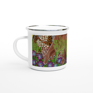 Campfire Enamel Mug : Kangaroo by Margaret Duncan