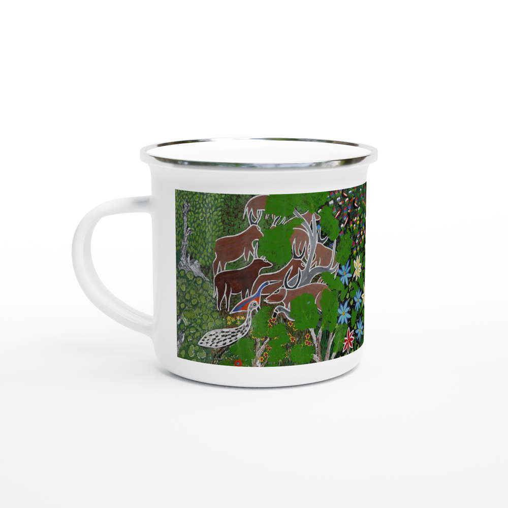 Campfire Enamel Mug : After the Wet by Margaret Duncan