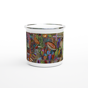 Campfire Enamel Mug : Yulu Billabong by Rhonda Duncan