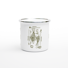 Load image into Gallery viewer, Campfire Enamel Mug (Green) : Hunter By Richards Collins
