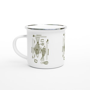 Campfire Enamel Mug (Green) : Hunter By Richards Collins