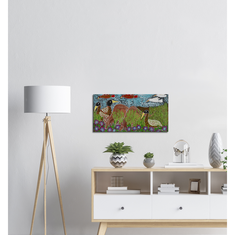 Canvas Print : Kangaroo by Margaret Duncan