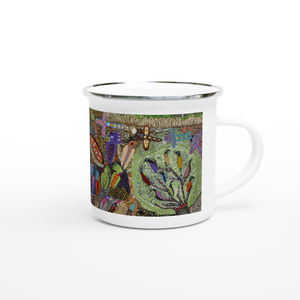 Campfire Enamel Mug : Yulu Billabong by Rhonda Duncan