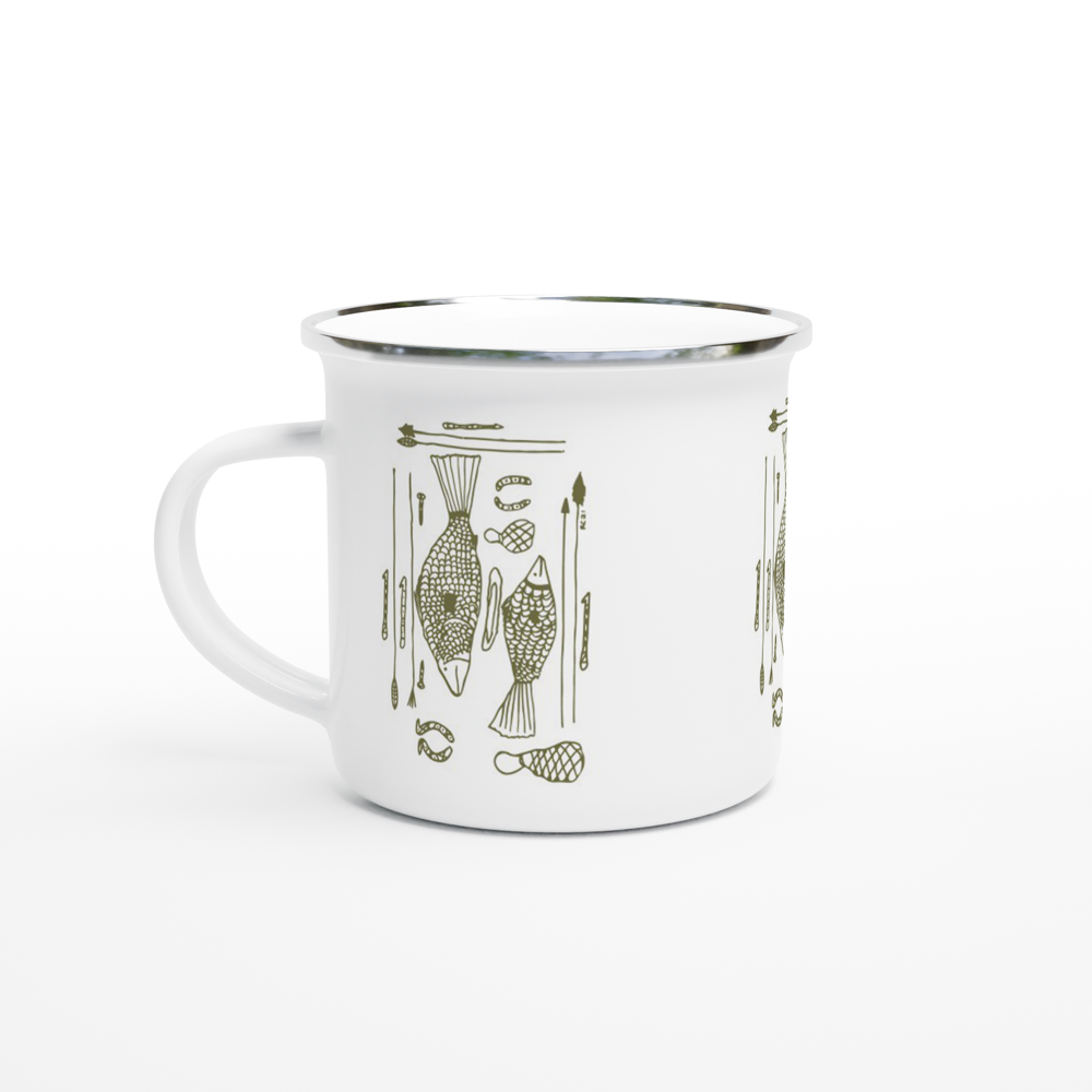 Campfire Enamel Mug (Green) : Hunter By Richards Collins