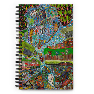 Spiral notebook : Wet Sisin by Rhonda Duncan