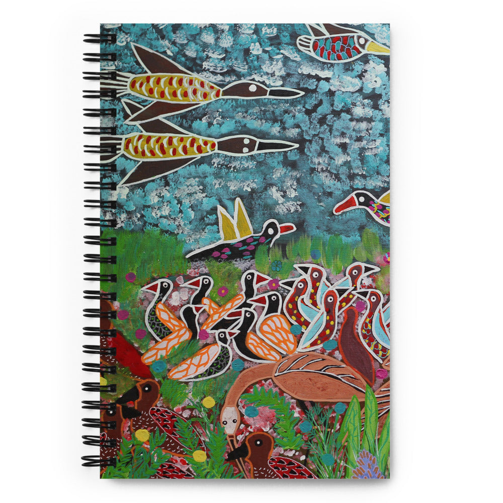 Spiral notebook : Bardbardmob by Margaret Duncan